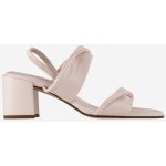 Světle růžové dámské kožené sandály na podpatku Högl Denise – Zboží Mobilmania