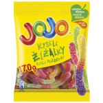 JoJo Velké Kyselé žížaly cena za kartonové balení 170 g – Zboží Mobilmania