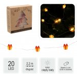 Pro-Tech shop Světelný LED řetěz dárky 20 LED na baterie 69542 – Hledejceny.cz