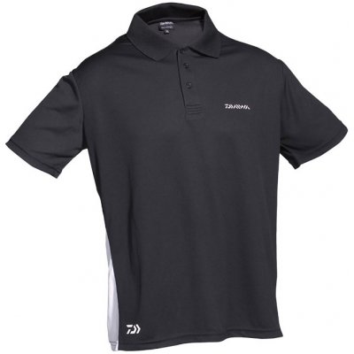 Daiwa Polokošile Poloshirt schwarz/weiß – Zboží Mobilmania