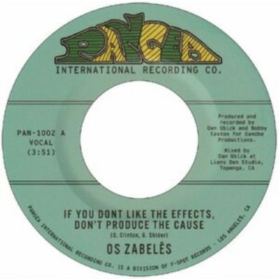 If You Don't Like the Effects, Don't Produce the Cause - Os Zabeles LP – Zbozi.Blesk.cz