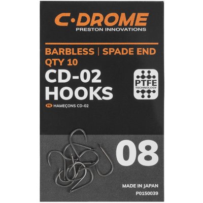 Preston C-Drome CD-02 Barbless vel.8 10ks