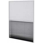 Greatstore Plisovaná okenní síť proti hmyzu se zástěnou hliník 80 x 100 cm – Sleviste.cz