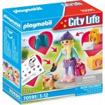 Playmobil 70595 Fashion Girl s pejskem – Zboží Mobilmania