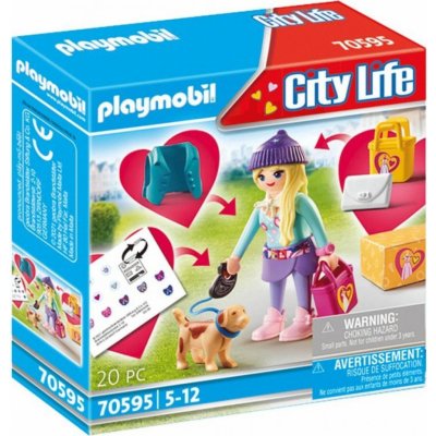 Playmobil 70595 Fashion Girl s pejskem – Zboží Mobilmania