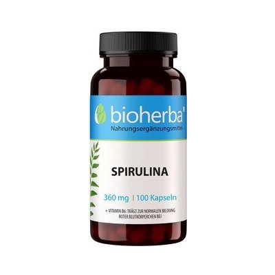Bioherba Spirulina 360 mg 100 kapslí – Hledejceny.cz
