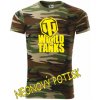 Dětské tričko tričko World of tanks camouflage brown