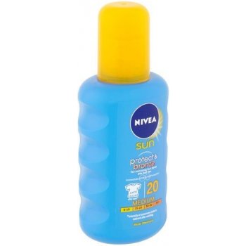 Nivea Sun Protect & Bronze intenzivní spray na opalování SPF20 200 ml