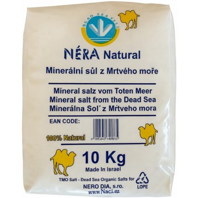 NÉRA NATURAL Sůl z Mrtvého moře 10 Kg – Zboží Mobilmania