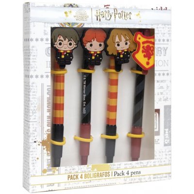 set 4 kusů propisek Harry Potter Harry Ron Hermiona 2700000376 – Zboží Mobilmania