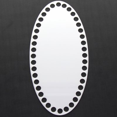 Naše galanterie Dno na košík plexi ovál 24x12cm – Hledejceny.cz