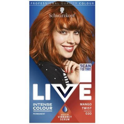 Schwarzkopf Live Intense Colour barva na vlasy 030 mangový twist – Zboží Mobilmania