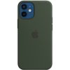 Pouzdro a kryt na mobilní telefon Apple Apple iPhone 12 mini Silicone Case with MagSafe Green/SK