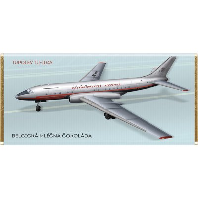 Choco Pola Tupolev Tu-104A, mléčná 100 g – Zboží Mobilmania