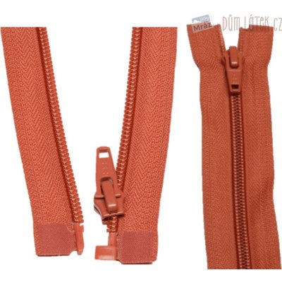 YKK Zip spirálový dělitelný cihlový 35 cm – Zboží Dáma