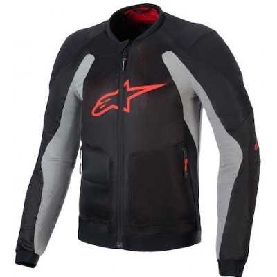 Alpinestars TROOP-AIR černo-světle šedo-červená – Zboží Mobilmania