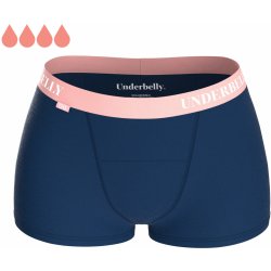 Menstruační kalhotky Underbelly BOYFRIEND modro-růžové z mikromodalu Pro velmi silnou menstruaci