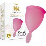 Nina Kikí Nina Cup Menstruační kalíšek L růžová – Zboží Dáma