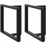 Omaxi 317247 Nohy k jídelnímu stolu ve tvaru T 2 ks černé 90 x 35 x 72-73 cm ocel – Sleviste.cz