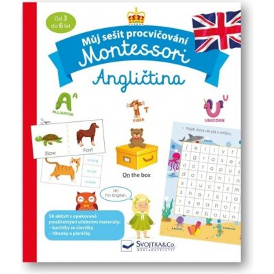 Můj sešit procvičování Montessori Angličtina – Zboží Mobilmania