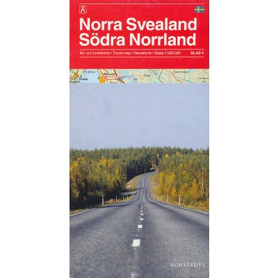 Sweden norra Svealand Švédsko střed 1:250 t.
