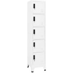 Omaxi Uzamykatelná skříň bílá 38 x 40 x 180 cm ocel 700945 – Sleviste.cz