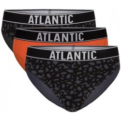 Atlantic pánské slipy 3 pack 151 mix barva vícebarevná