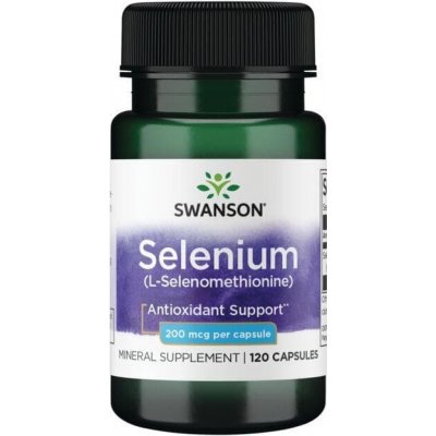 Swanson SeMSC Selenium 200 mcg 120 kapslí – Hledejceny.cz