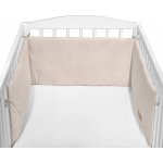 KLUPS Mantinel ochranný do postýlky Velvet beige – Zboží Dáma