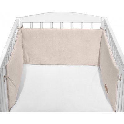 KLUPS Mantinel ochranný do postýlky Velvet beige – Zboží Dáma