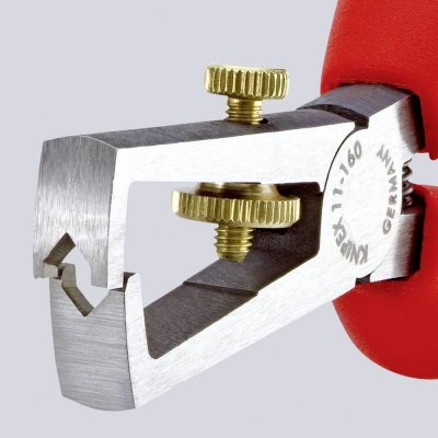Knipex 11 01 160, 11 01 160, odizolovací kleště, 10 mm² (max);7 awg (max), 5 mm (max) – Zbozi.Blesk.cz