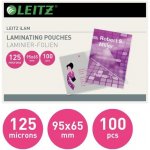 Leitz - 65x95mm, 125 mic, čiré, 100 ks – Zboží Živě