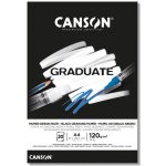 Canson Skicák Graduate Black Drawing 20 listů 120 gsm A4 – Zboží Dáma