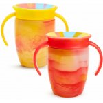 Munchkin Miracle 360° Tie Dye Cup Tropical žlutý a červený 2 ks 207 ml – Zboží Dáma