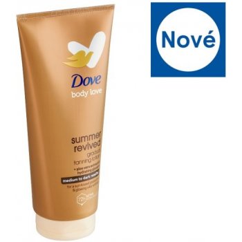 Dove Derma Spa tělové mléko Summer Rev dark 200 ml