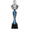 Pohár a trofej Kovový pohár s poklicí Stříbrno-modrý 46,5 cm 16 cm