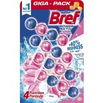 Bref Power Aktiv WC blok tuhý WC blok Flower blossom 4 x 50 g – Zboží Mobilmania