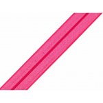 Lemovací pruženka půlená 18 mm (5m) barva 20 pink - neon – Zboží Dáma