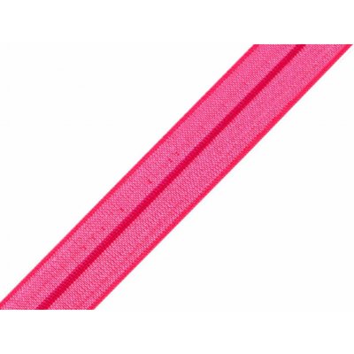 Lemovací pruženka půlená 18 mm (5m) barva 20 pink - neon – Zboží Dáma