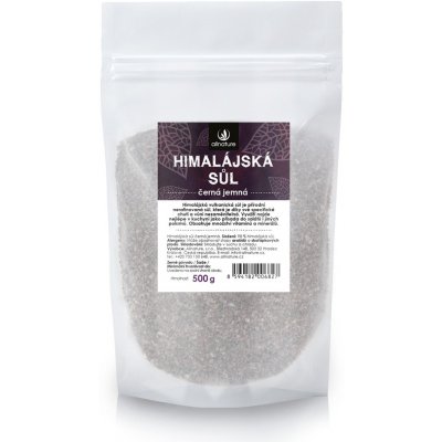 Allnature himalájská sůl černá jemná 500 g – Zboží Mobilmania