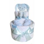 Brumlík plenkový dort dvoupatrový Modrý králíček hvězdička – Hledejceny.cz