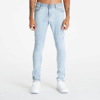 Urban Classics slim fit Zip Jeans lighter wash – Zboží Dáma