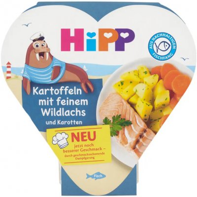 HiPP Brambory se zeleninou a jemným lososem 250 g – Zboží Dáma