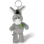 Přívěsek na klíče NICI 47868 oslík s vyšívaným šamrockem 10cm ŠEDÝ – Sleviste.cz