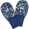 Kojenecká rukavice Esito Rukavice softshell bezpalcové Elega Meadows flowers modrá