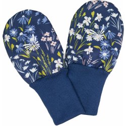 Esito Rukavice softshell bezpalcové Elega Meadows flowers modrá