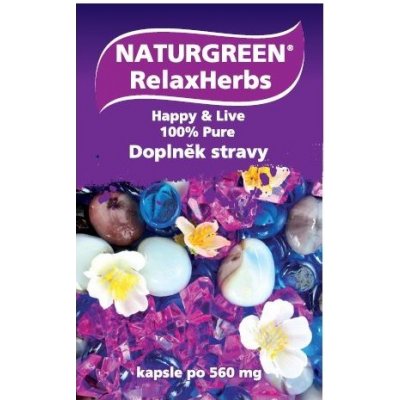Naturgreen RelaxHerbs 60 kapslí – Hledejceny.cz
