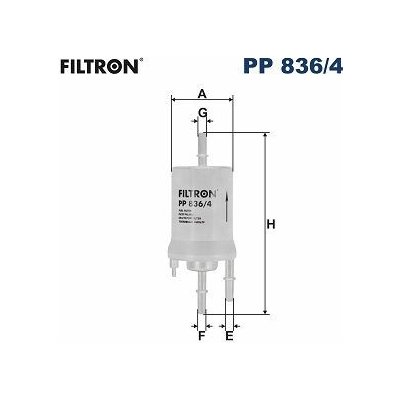 FILTRON PP 836/4 Palivový filtr (PP836/4) | Zboží Auto