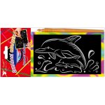 Anděl Škrabací obrázek s duhovým podkladem – Zboží Dáma