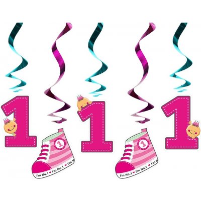 Závěsná dekorace I'm No. 1 RŮŽOVÁ 60cm – Zboží Mobilmania